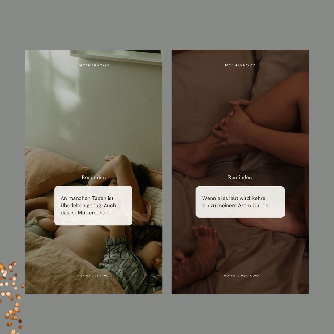 Affirmationskarten für Wochenbett und Mama Alltag