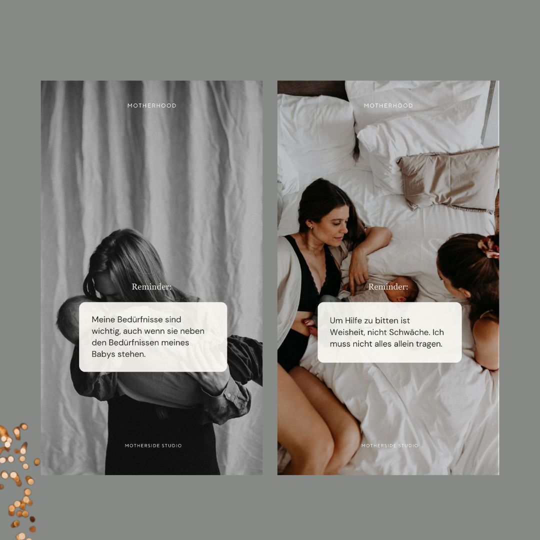 Affirmationskarten für Wochenbett und Mama Alltag