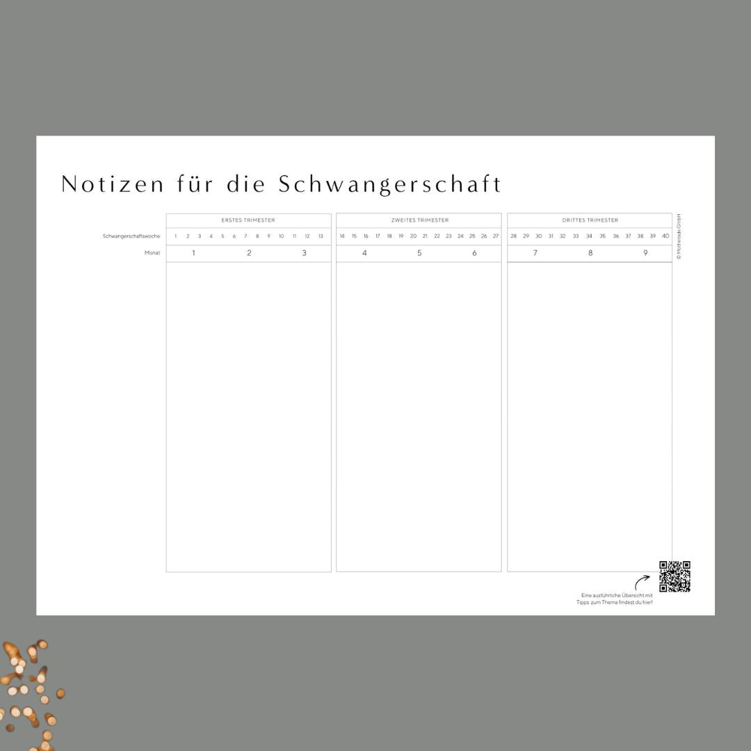 Kalender für die Schwangerschaft - alles Wichtige im Überblick!